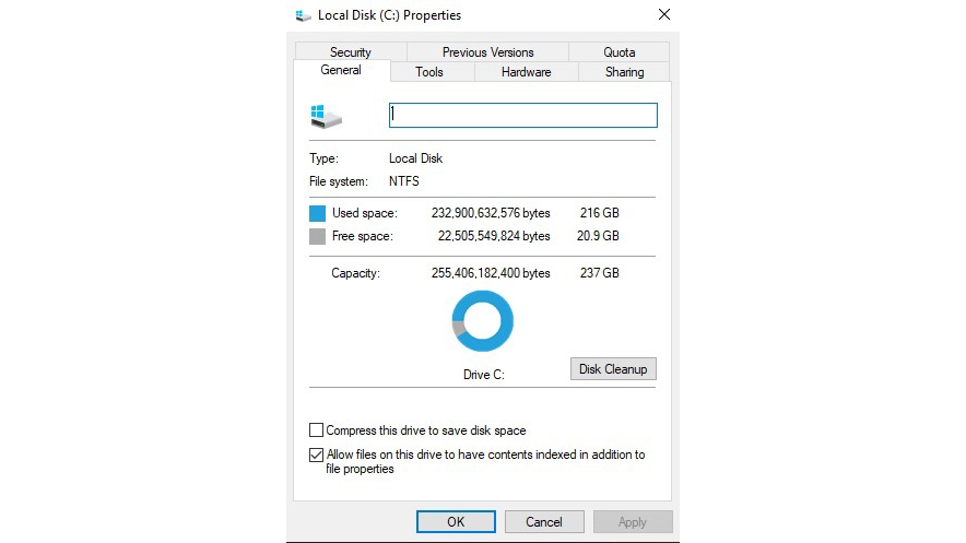افزایش سرعت با حذف فایل‌های موقت، کش‌ها و داده‌های بلااستفاده در Disk Cleanup